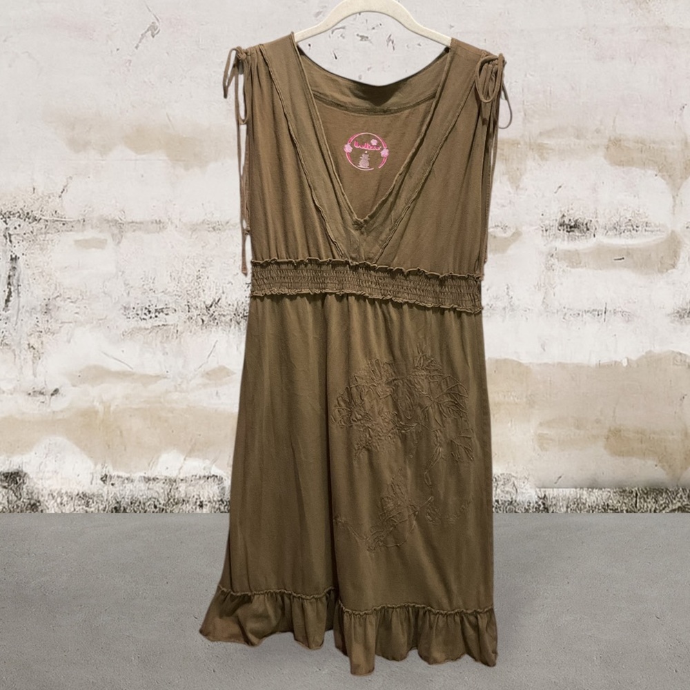 belize Women’s Brown 
/ Tanish Pullover V Cut Front Dress